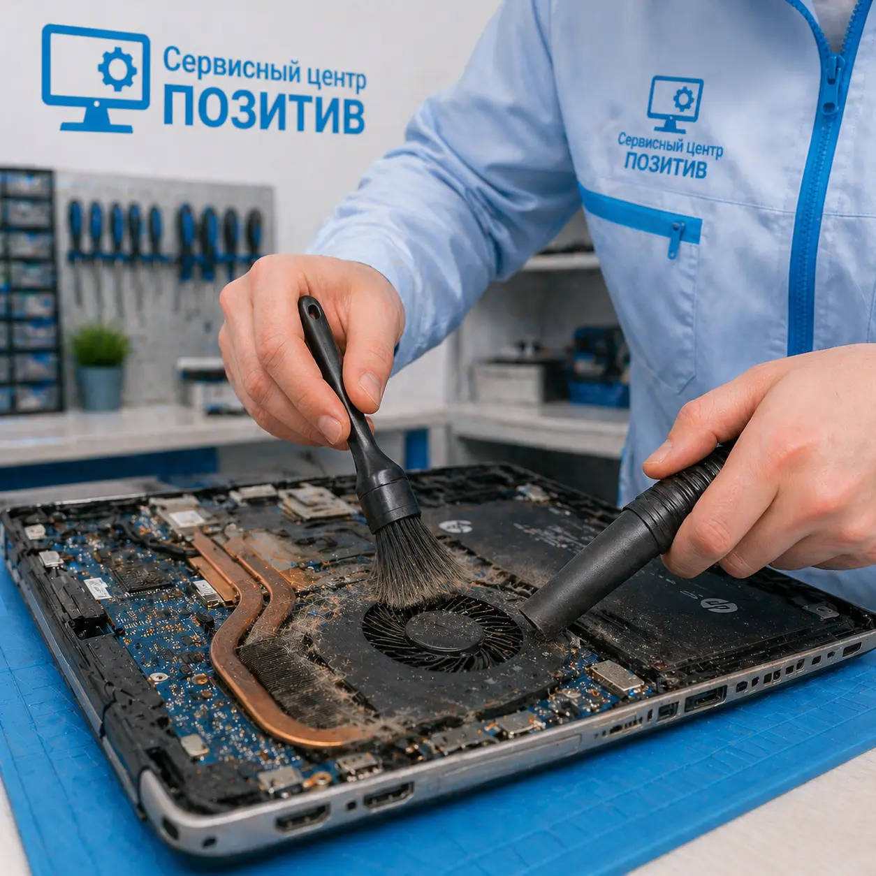 чистка ноутбука HP в Балахне