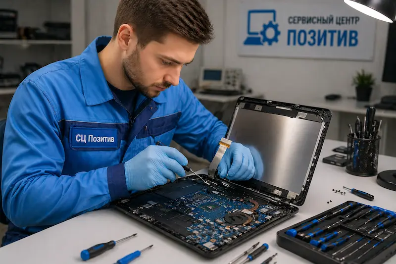 Ремонт шлейфа матрицы ноутбука в Балахне