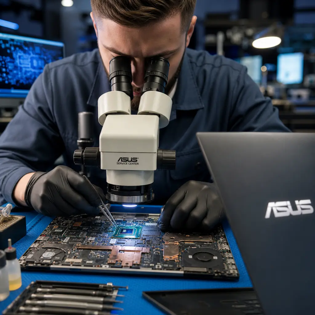 Замена видеокарты ноутбука Asus в Балахне