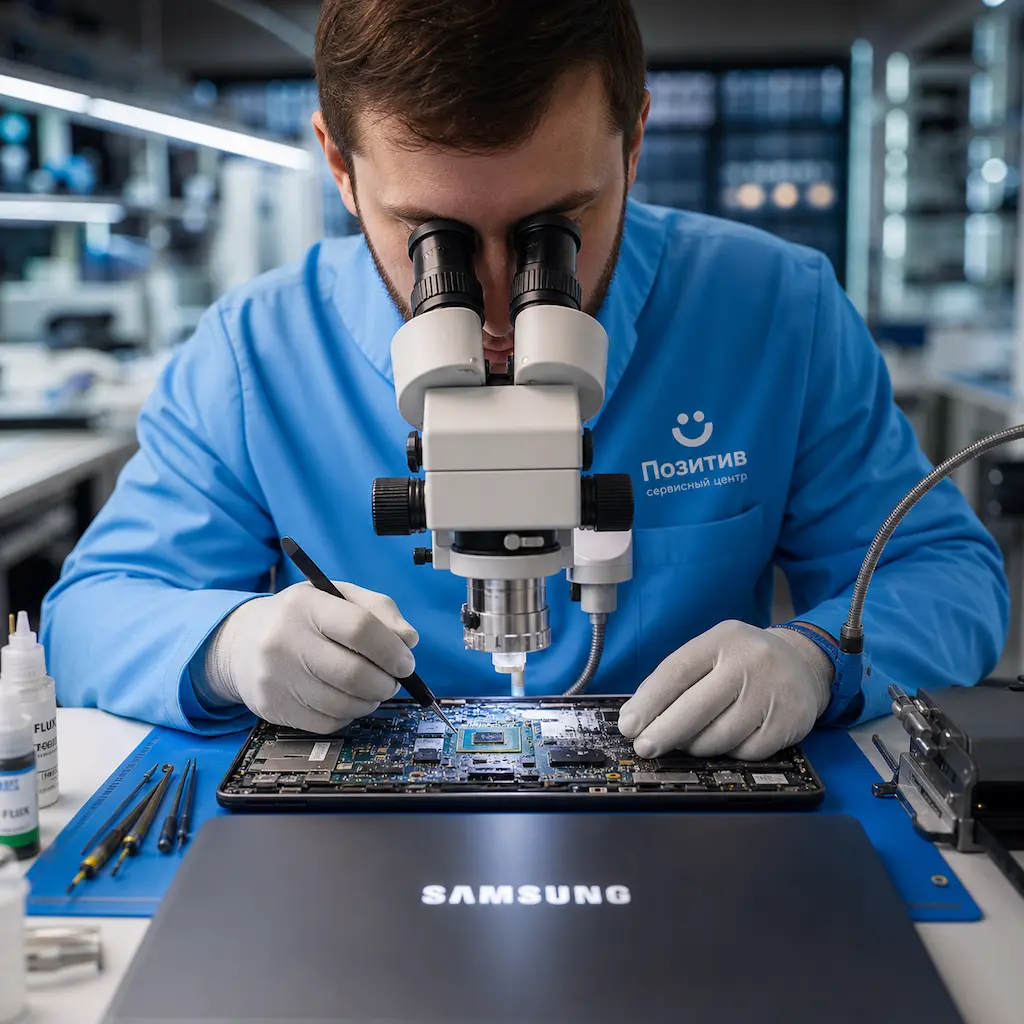 Замена видеокарты ноутбука Samsung в Балахне