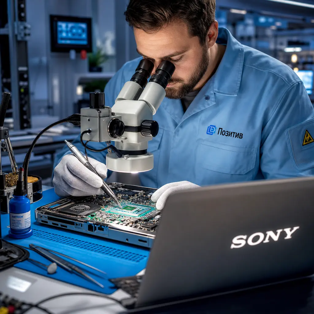 Замена видеокарты ноутбука Sony в Балахне