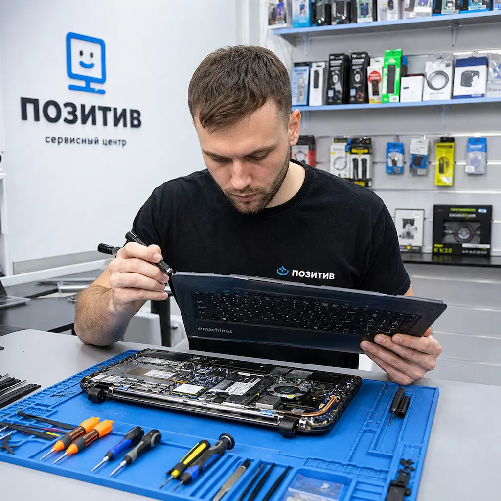 заменить клавиатуру на ноутбуке Emachines в Балахне