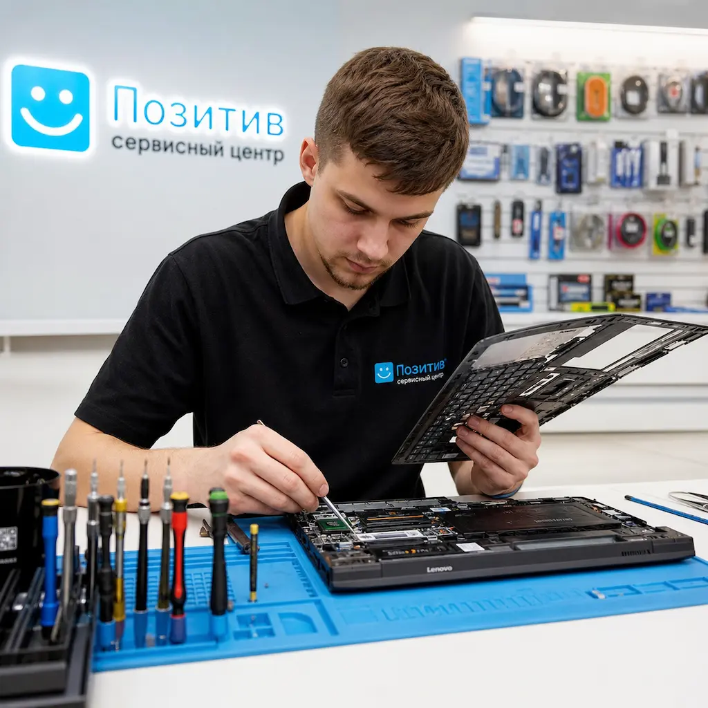 заменить клавиатуру на ноутбуке Lenovo в Балахне
