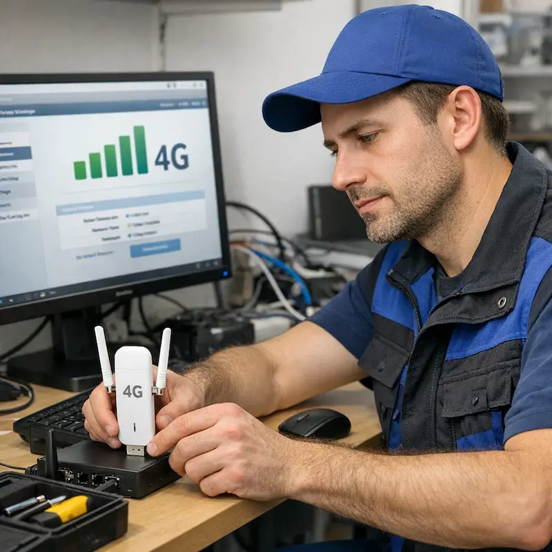 Настройка LTE модема в Балахне