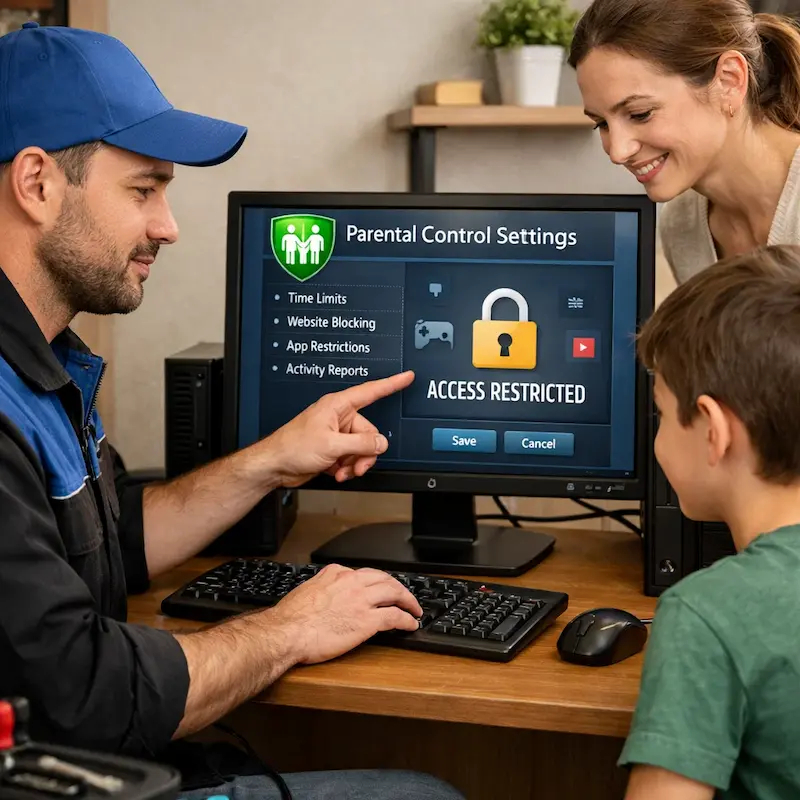 Родительский контроль на компьютере и ноутбуке в Балахне