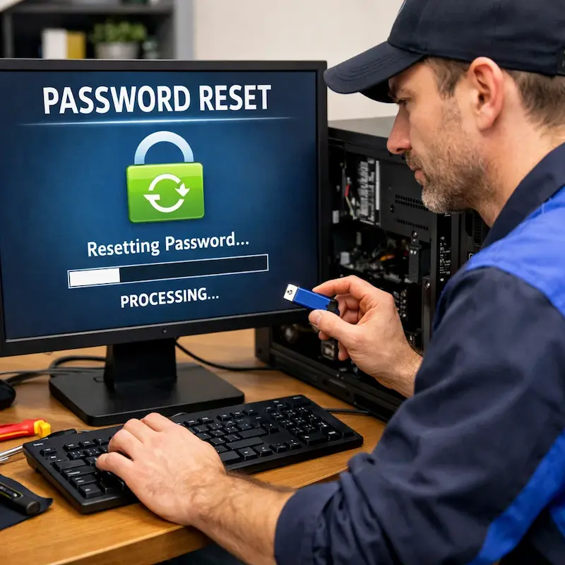 Удаление пароля на компьютере в Балахне