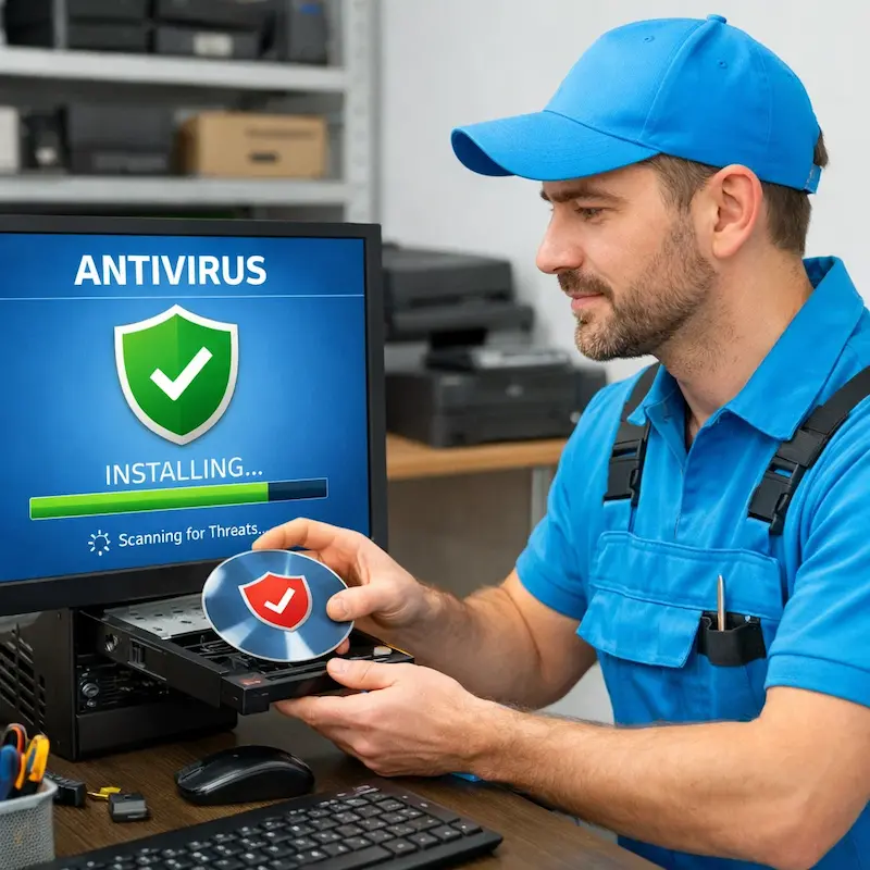 Установка антивируса в Балахне на дому