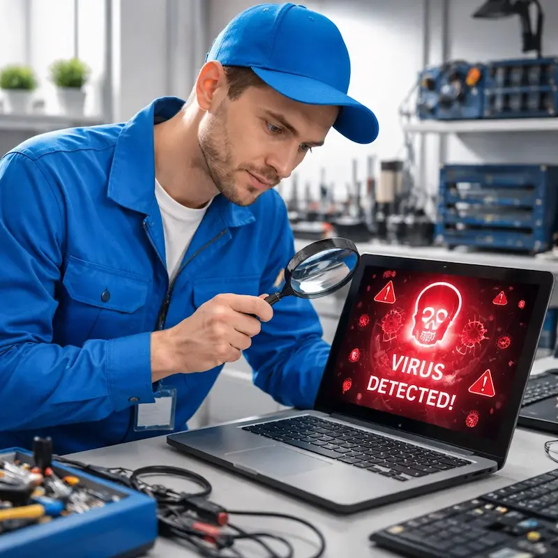 Поиск компьютерных вирусов в Балахне