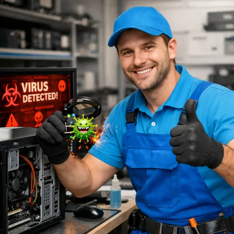 Удаление вирусов с компьютера в Балахне