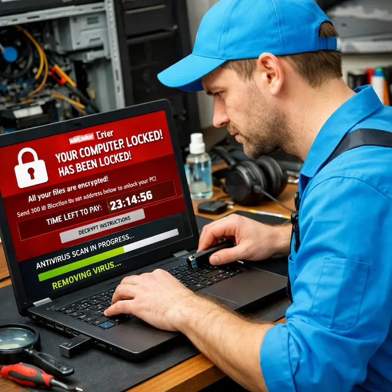 Удалить винлокер в Балахне